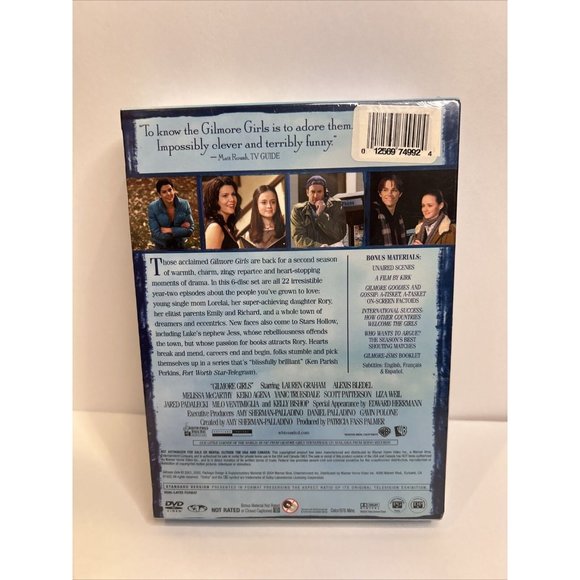 Gilmore Girls The Complete Second Season (DVD, 2004, 6-Disc Set) New SEALED - Picture 2 of 2